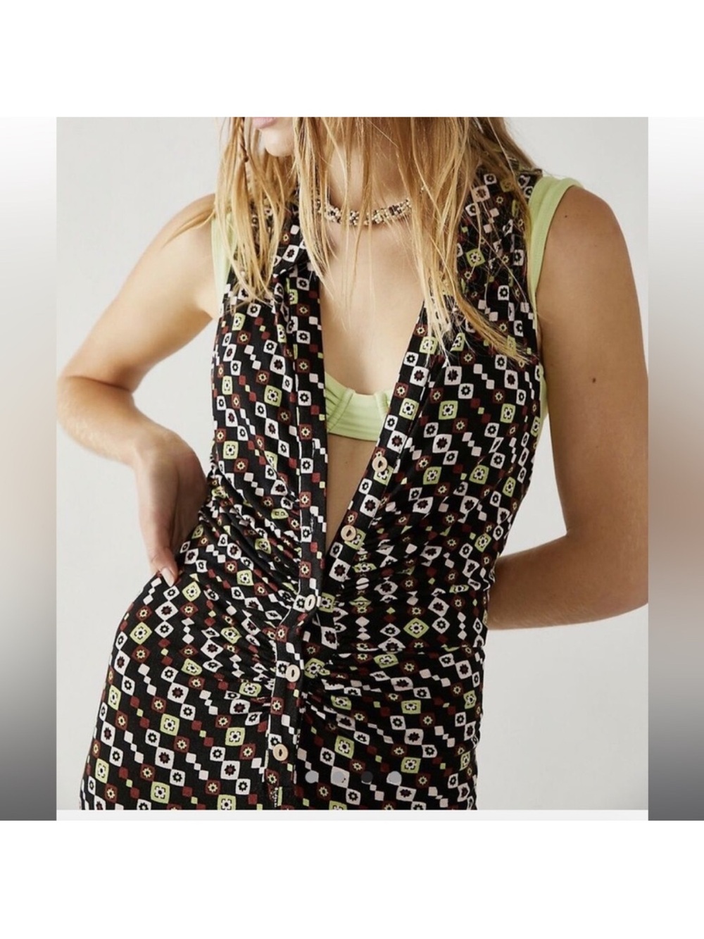 Free People Shayla Halter Jumpsuit - Picture 4 of 12